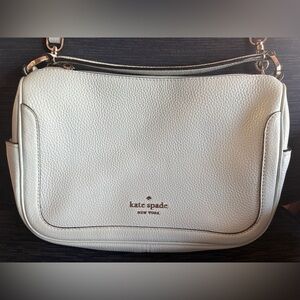 Kate Spade New York Powder Blue Pebbled Leather Crossbody Shoulder Bag
